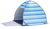 pop-up tent blueborder